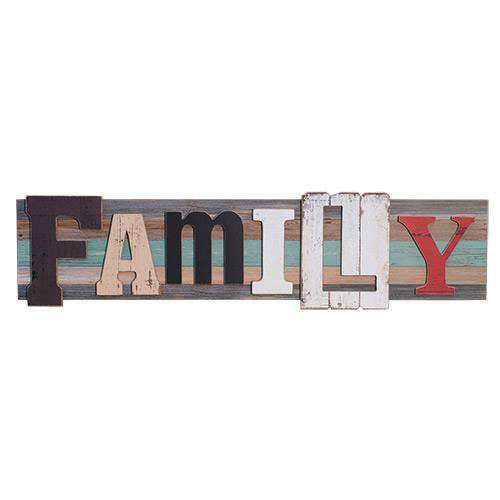 Family Wooden Plaque Wall Decor CWI+ 