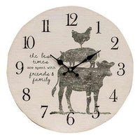 Thumbnail for Farm Animal(Cow, Pig, & Rooster) Clock Tick Tock Clock Sale CWI+ 