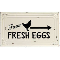 Thumbnail for Farm Fresh Eggs Metal Ceiling Tile Sign Metal Signs CWI+ 
