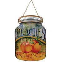 Thumbnail for Farm Fresh Peaches Jar Plaque General CWI+ 