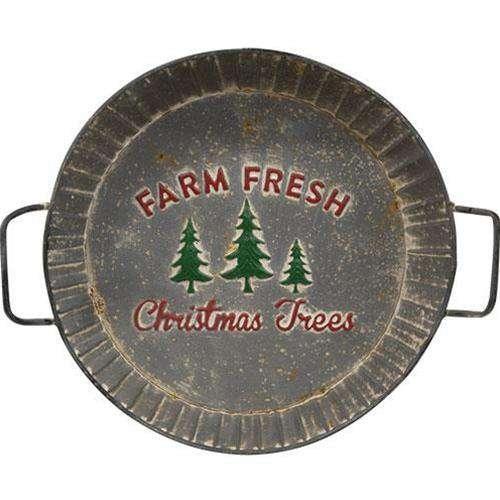 Farm Fresh Trees Metal Tray - The Fox Decor