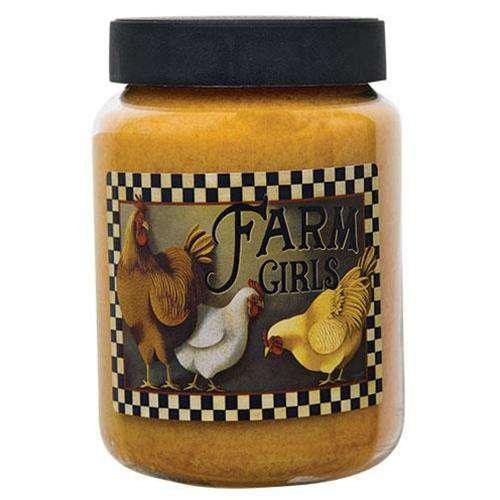Farm Girls Jar Candle, 26oz - The Fox Decor