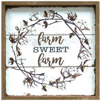 Thumbnail for Farm Sweet Farm Cotton Sign - The Fox Decor