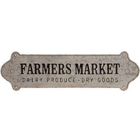 Thumbnail for Farmers Market Distressed Metal Wall Sign Metal Signs CWI+ 