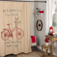 Thumbnail for Farmer's Market Flower Market Shower Curtain 72