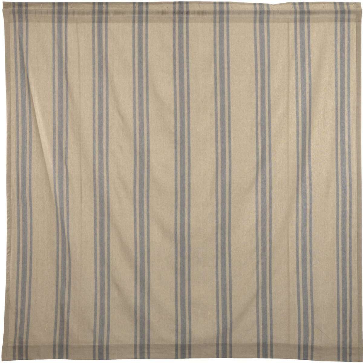 Farmer's Market Grain Sack Stripe Shower Curtain 72"x72" - The Fox Decor