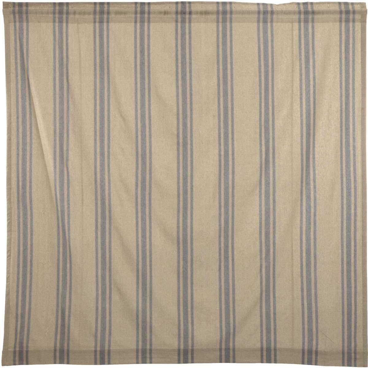 Farmer's Market Grain Sack Stripe Shower Curtain 72"x72" curtain VHC Brands 