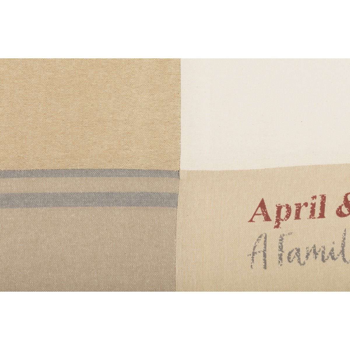 Farmer's Market Stenciled Patchwork Shower Curtain 72