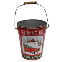 Thumbnail for Farmhouse Christmas Bucket Buckets CWI Gifts 