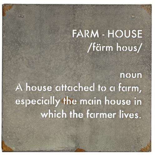 Farmhouse Definition Wall Art Farmhouse Decor CWI+ 