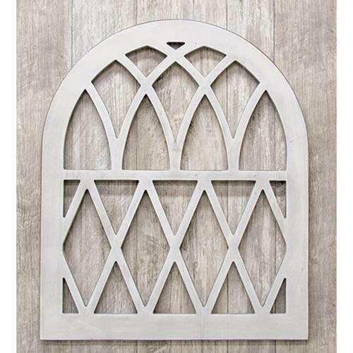 ^Farmhouse Diamond Cathedral Arch Wall Decor CWI+ 