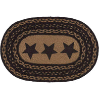 Thumbnail for Farmhouse Jute Braided Placemats Stencil Stars Set of 6 - The Fox Decor