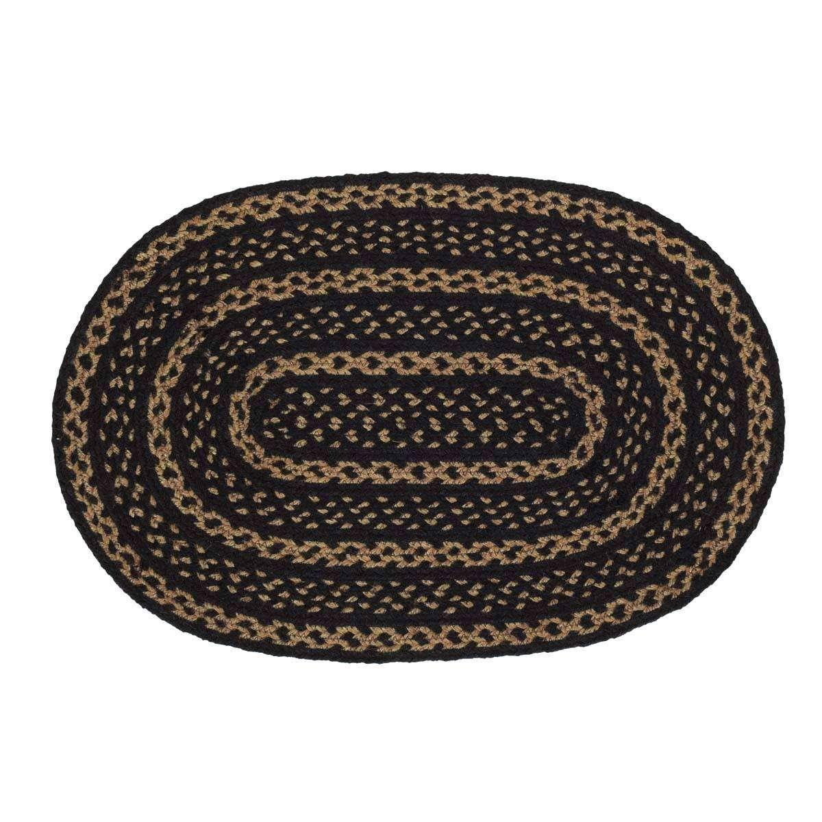 Farmhouse Jute Braided Rugs Oval VHC Brands - The Fox Decor