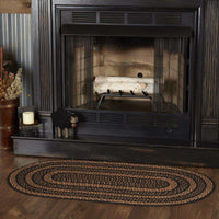 Farmhouse Jute Braided Rugs Oval VHC Brands - The Fox Decor