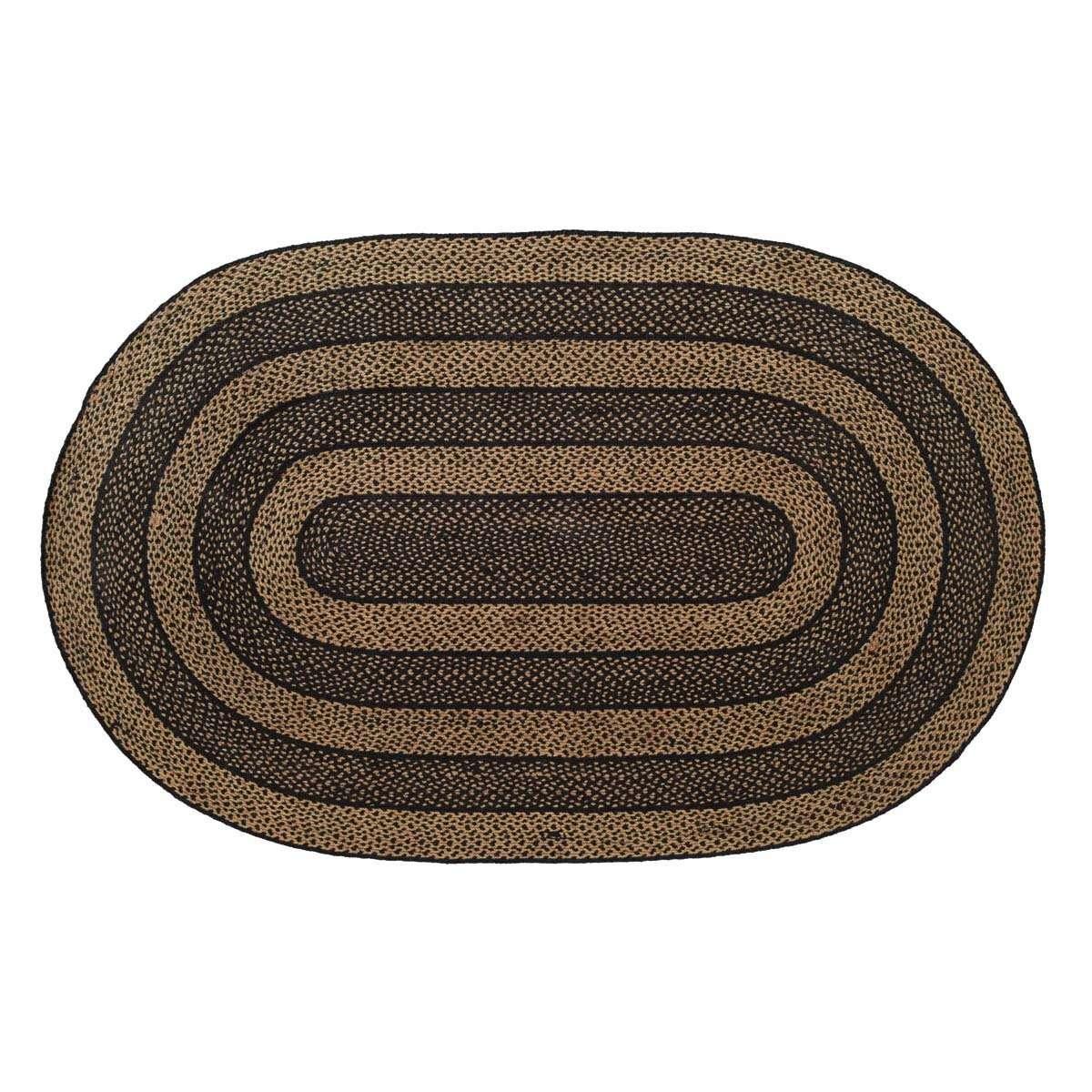 Farmhouse Jute Braided Rugs Oval VHC Brands - The Fox Decor