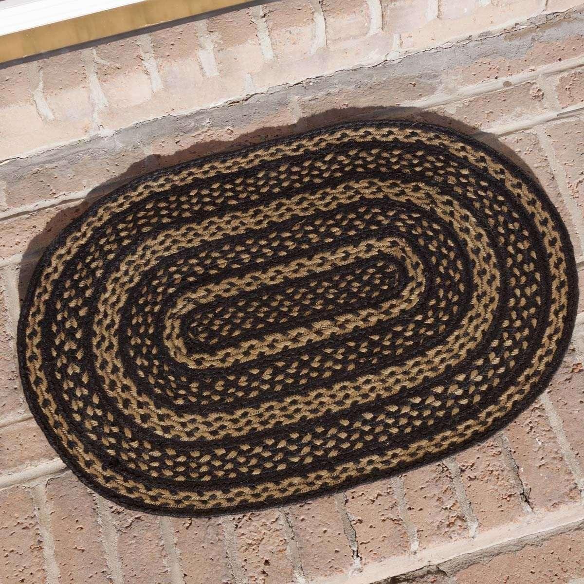 Farmhouse Jute Braided Rugs Oval VHC Brands - The Fox Decor