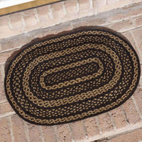 Farmhouse Jute Braided Rugs Oval VHC Brands - The Fox Decor