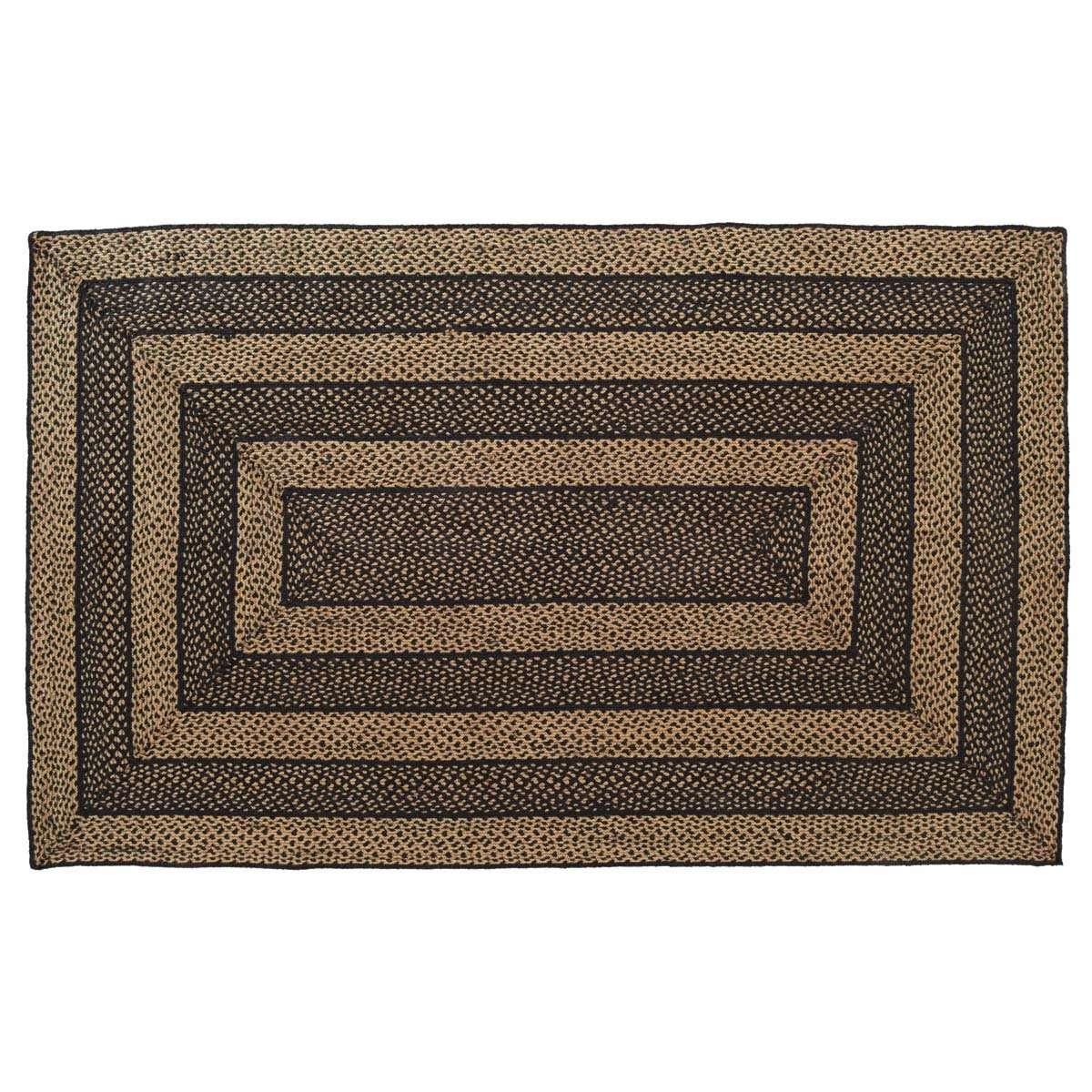 Farmhouse Jute Braided Rugs Rectangular VHC Brands - The Fox Decor