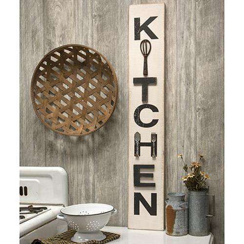 Farmhouse Kitchen Utensils Sign Kitchen Blocks & Signs CWI+ 