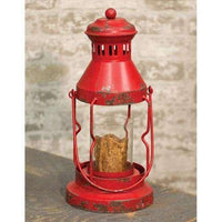 Thumbnail for Farmhouse Red Lantern Lanterns/Lids CWI+ 