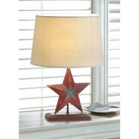 Thumbnail for Farmhouse Red Star Table Lamp