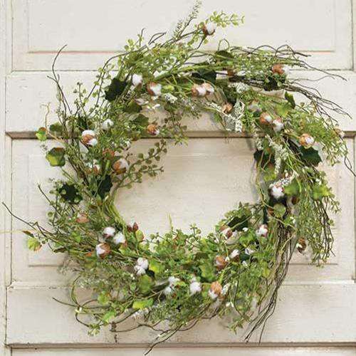 *Mini Popping Boll Wreath, 22" - The Fox Decor