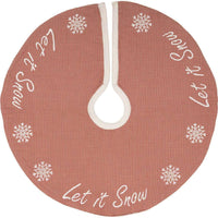 Thumbnail for Let It Snow Mini Christmas Tree Skirt 21 VHC Brands - The Fox Decor