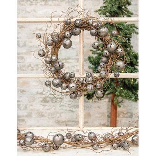 Vintage Galvanized Bell Garland