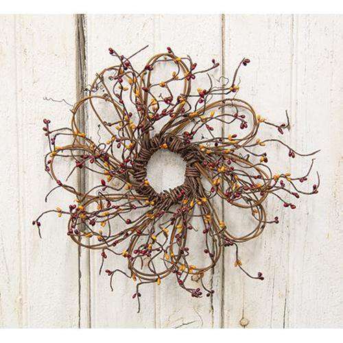 Flower Shaped Pip Wreath, 12" - The Fox Decor