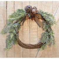 Thumbnail for Vintage Country Cedar and Bell Wreath, 17
