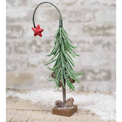 Snowy Shooting Star Mini Tree, 12" - The Fox Decor