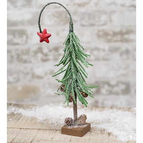 Snowy Shooting Star Mini Tree, 12"