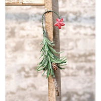 Thumbnail for Snowy Shooting Star Mini Tree Ornament