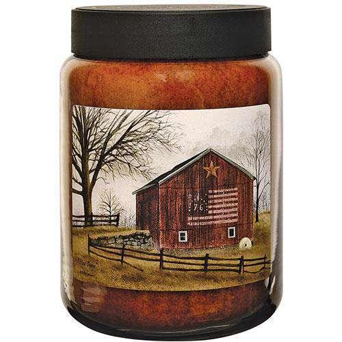 Flag Barn Jar Candle, 26oz Jar Candles CWI+ 