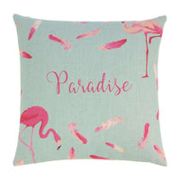 Thumbnail for Flamingo Feathers Decorative Pillow
