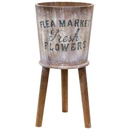 Flea Market Flower Stand March Country Sampler CWI+ 
