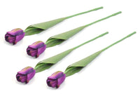 Thumbnail for Flower Tulip Purple S/4