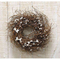 Thumbnail for Snowy Angel Hair Vine Wreath, 8