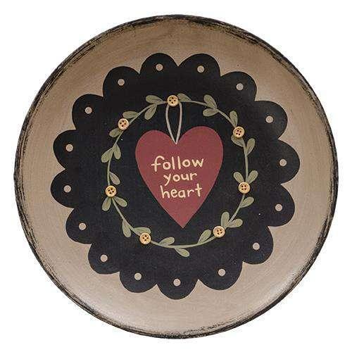 Follow your Heart Plate - The Fox Decor