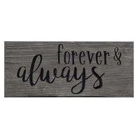Thumbnail for Forever & Always Engraved Sign, 8