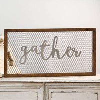 Thumbnail for Framed Chicken Wire Wall Art - Gather New Everyday CWI+ 