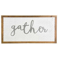 Thumbnail for Framed Chicken Wire Wall Art - Gather New Everyday CWI+ 