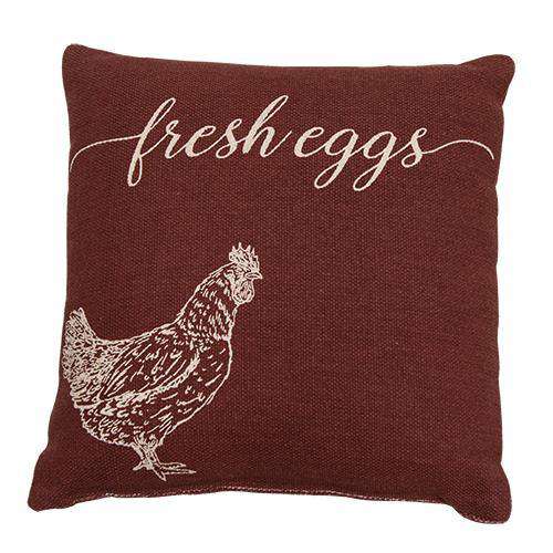 Fresh Eggs Pillow - 10" Pillows CWI+ 
