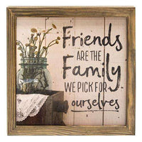 Thumbnail for Friends Are Family Framed Box Sign Family & Friends Signs CWI+ 