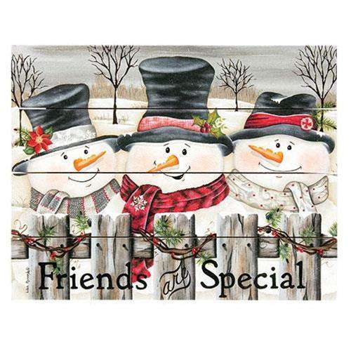 Friends Are Special Pallet Art, 9"x12" - The Fox Decor