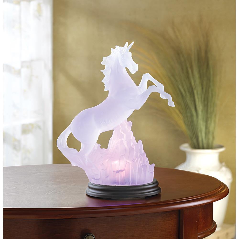 Lighted Unicorn Figurine - The Fox Decor