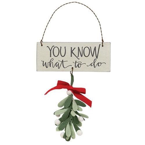 You Know What to Do Ornament - The Fox Decor