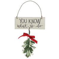 You Know What to Do Ornament - The Fox Decor