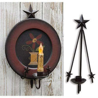 Thumbnail for Star Hanging Plate & Taper Holder - The Fox Decor