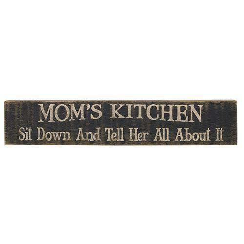 Mom's Kitchen Sign - The Fox Decor